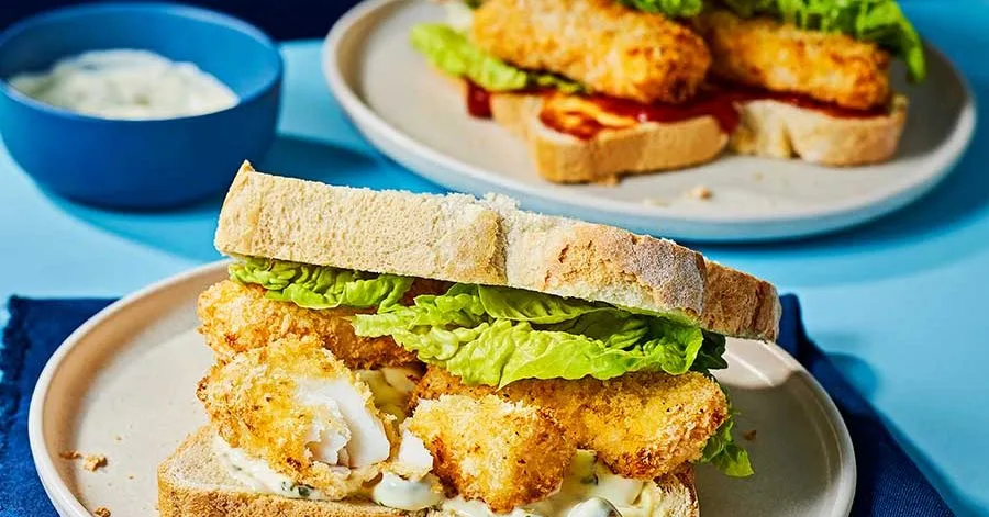 Хрусткі рибні палички в аерофритюрі