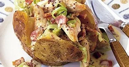 Creamy chicken & leeks