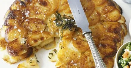 Crisp potato cake