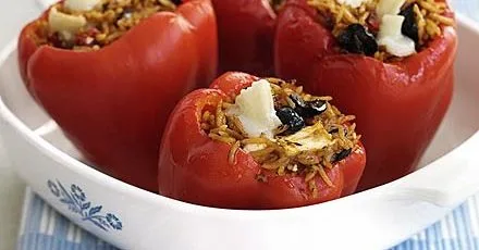 Фаршировані перці з рисом