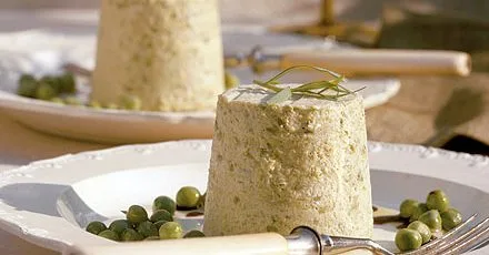 Овочевий мус з гороху та спаржі