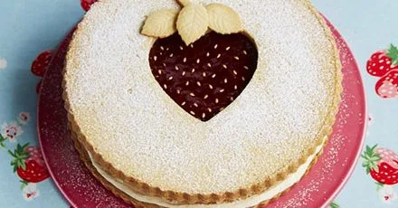 Giant strawberry shortcake