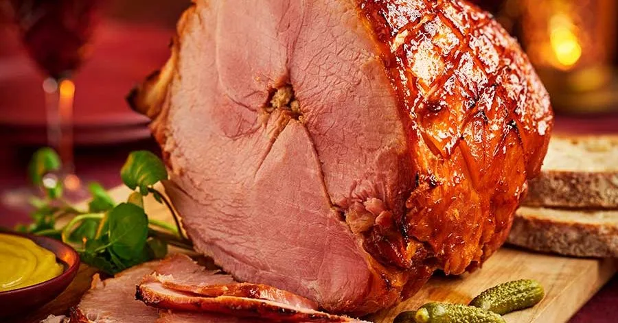 Ginger beer & tamarind ham