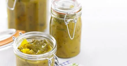 Мариновані зелені боби з гірчицею