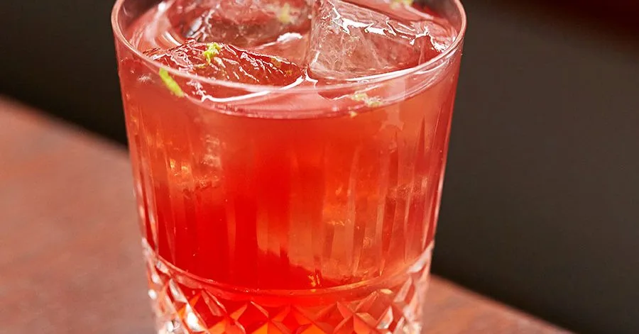 Green mandarin negroni