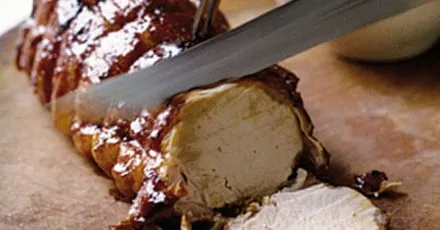 Свиняче філе в глінтовій глазурі з Guinness та медом