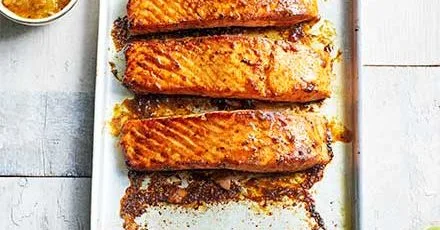 Indian spiced salmon