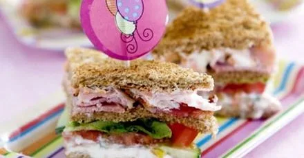 Kids' club sandwiches