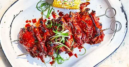Korean chilli, sesame & honey chicken