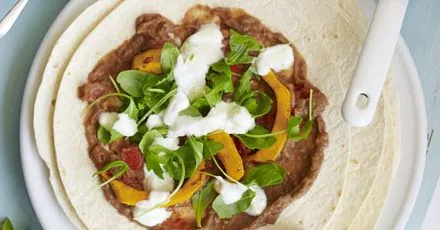 Mexican veggie wraps