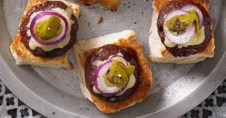 Міні-бургери з м'ясними кульками