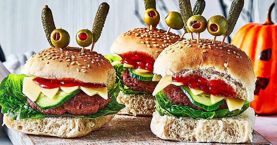 Mini monster burgers
