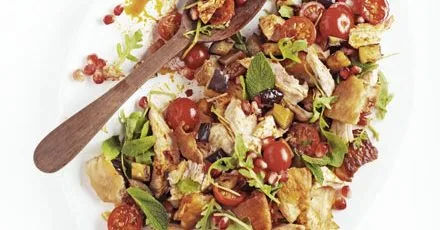 Moroccan turkey salad