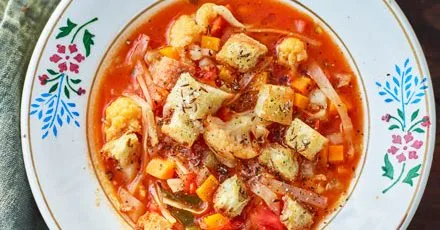 Healthy vegetable soup