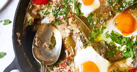 Pisto con huevos