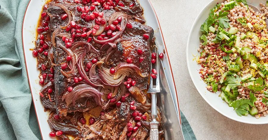 Pomegranate brisket