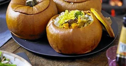 Pumpkin biryani