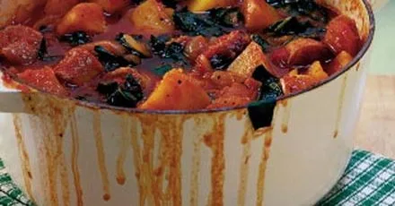 Quickie sausage goulash