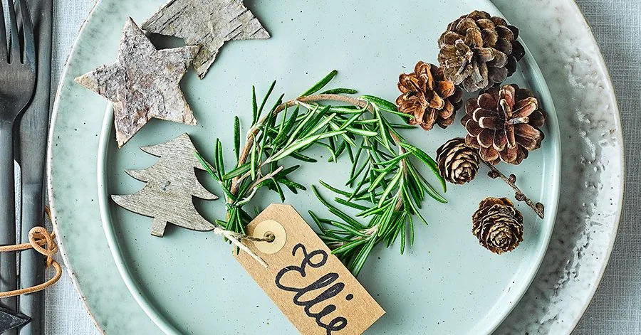 Rosemary wreath place holders
