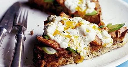 Salmon rarebit