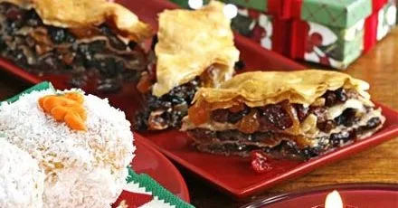 Santa's mince pie diamonds