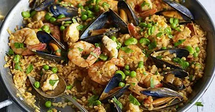 Морепродуктова паелья