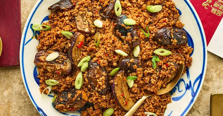 Sichuan-style yuxiang aubergine