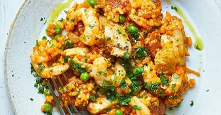 Slow cooker paella