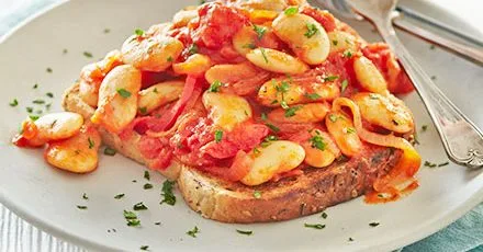 Smoky beans on toast