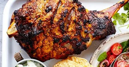 Spiced roast lamb