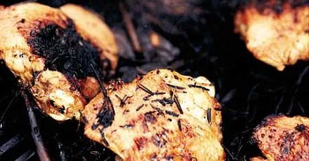 Spiced smoky barbecued chicken