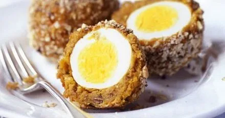 Spicy tiffin eggs