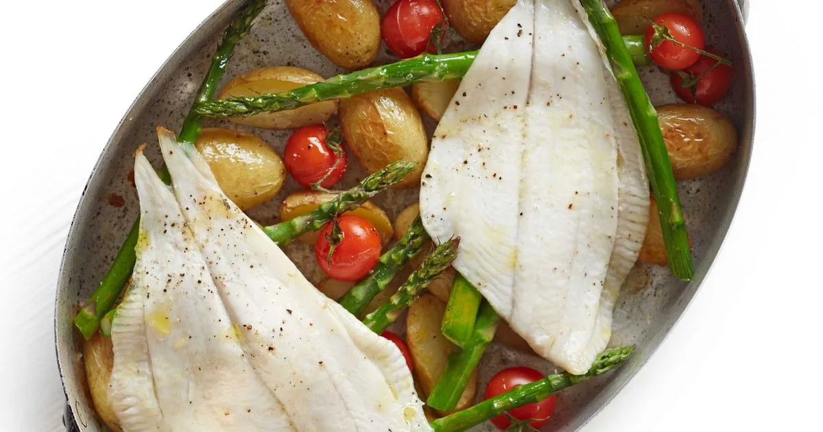 Summer baked plaice
