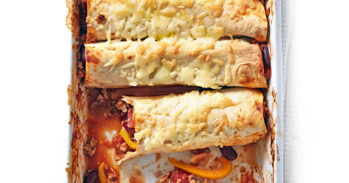 Turkey enchiladas