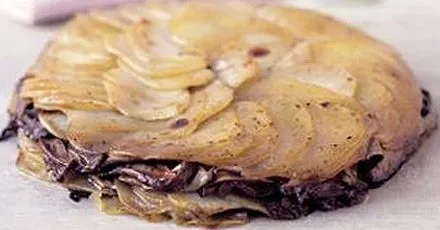 Wild mushroom & potato cake
