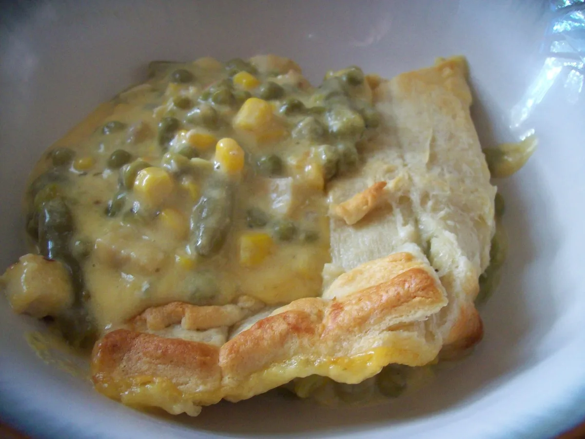 Курячий пиріг з сиром