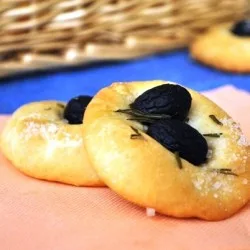 Коржики з маслинами і розмарином