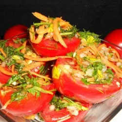 Помідори, мариновані по-корейськи