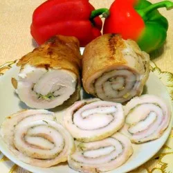 Рулет зі сала