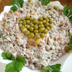 Салат до дня закоханих “Від щирого серця”