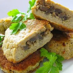 Зрази з минтая з шампіньйонами