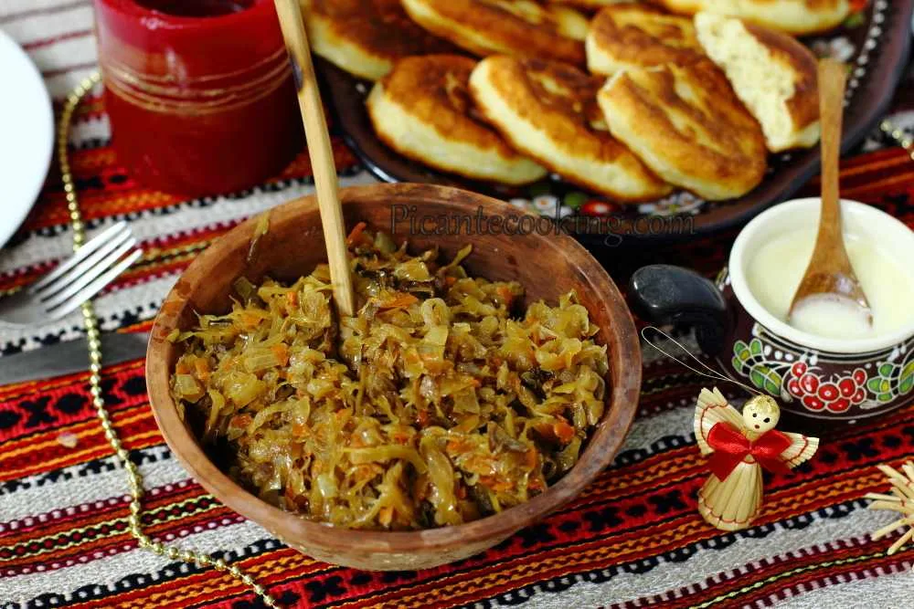 Капуста з грибами