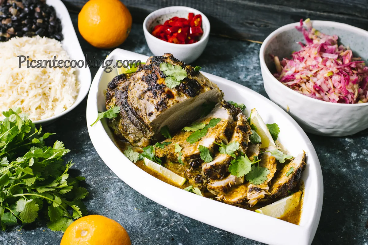 Кубинська печеня зі свинини (Puerco Asado)