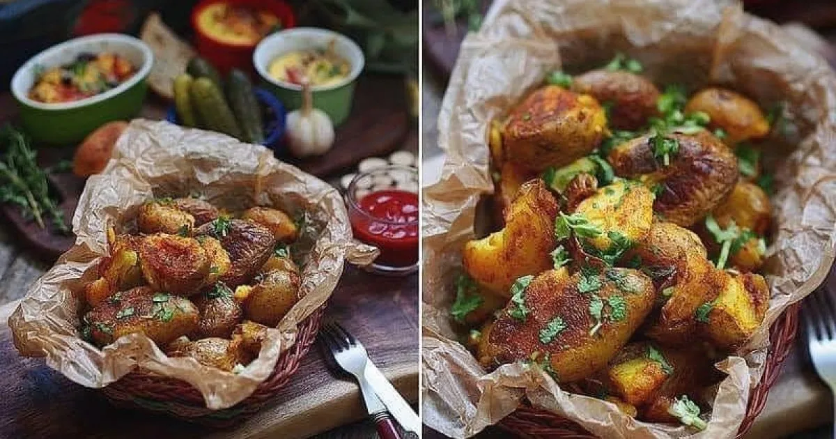 Як смачно запекти картоплю з прянощами