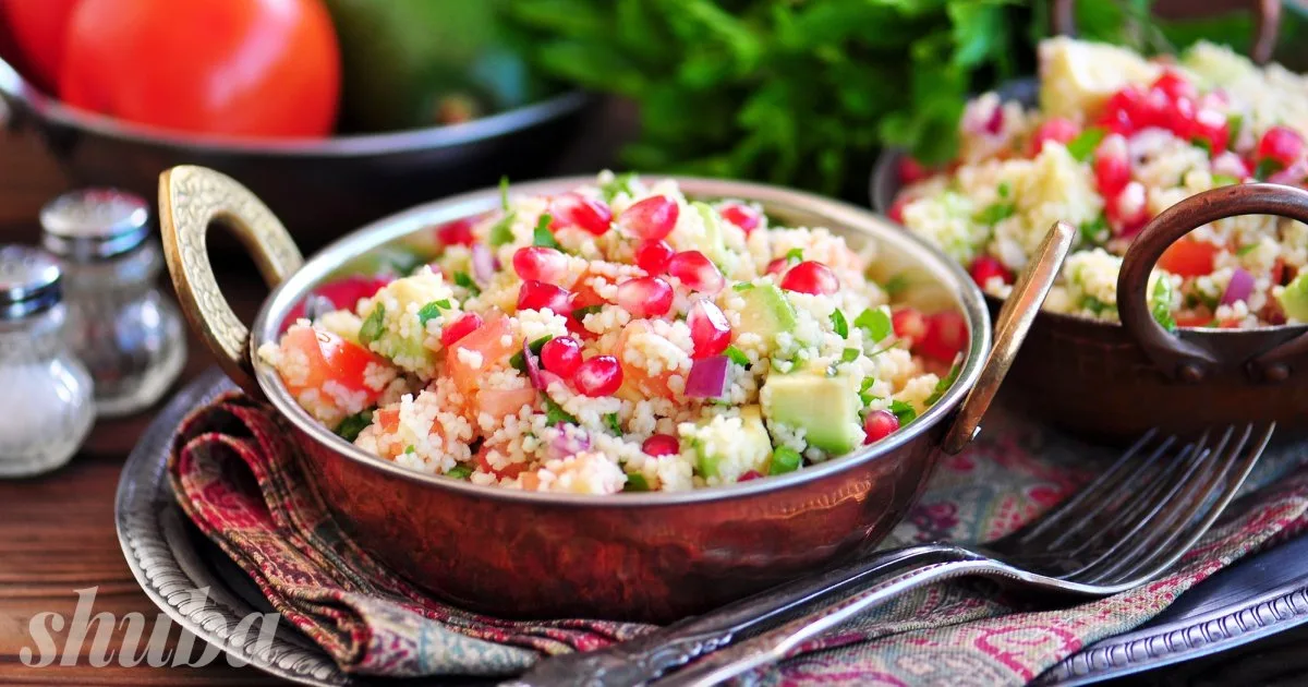 Італійський салат з кускусом для корисної вечері